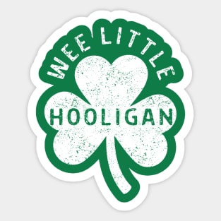 Wee Little Hooligan Great Saint Patrick's Day Gift Sticker